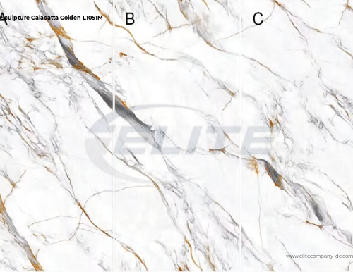 Sculpture Calacatta Golden L1051M