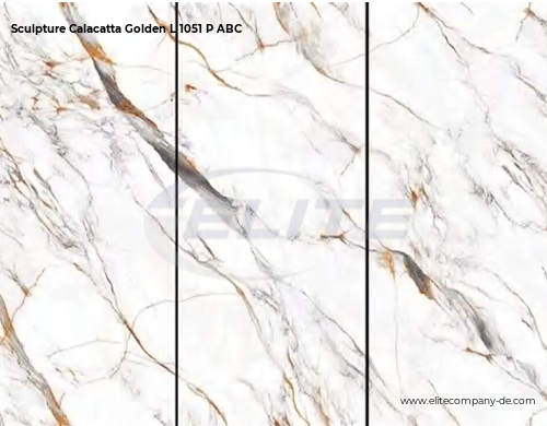Sculpture Calacatta Golden L 1051 P ABC